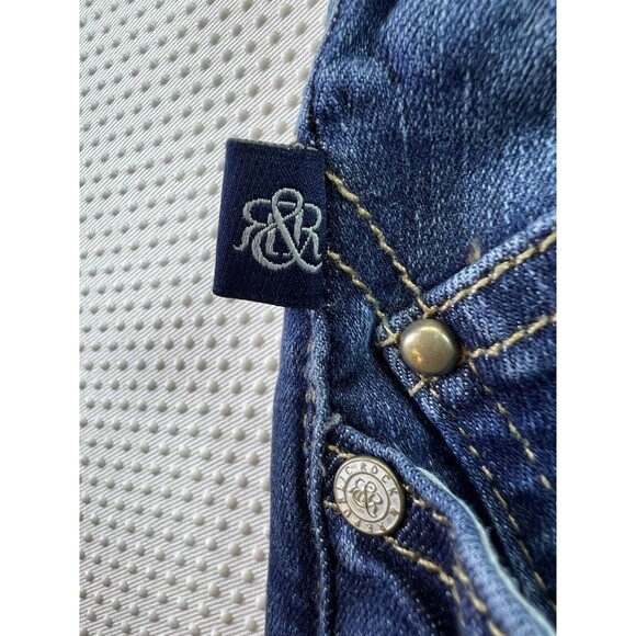 ROCK & REPUBLIC Kasandra Flare Distressed Denim Jeans Women's Size 6 - Picture 6 of 10